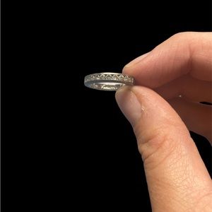 Sterling silver ring engraved